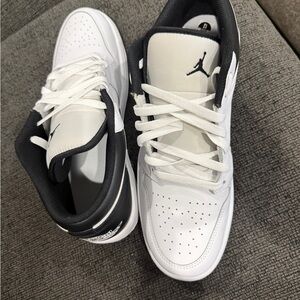 Jordan Low Top Sneakers in White and Black